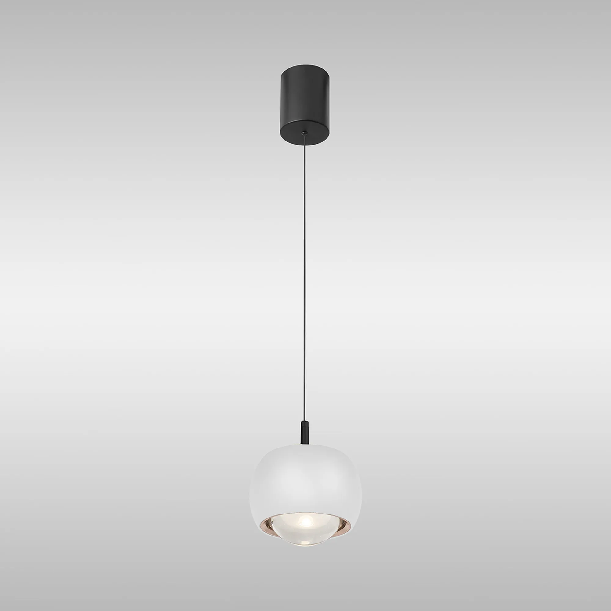 Roller Rise And Fall Pendant 12W LED White M8405  Mantra Roller